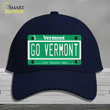 Go Vermont Novelty License Plate Hat Cotton / Navy