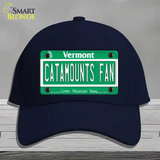 Catamounts Fan Novelty License Plate Hat Cotton / Navy