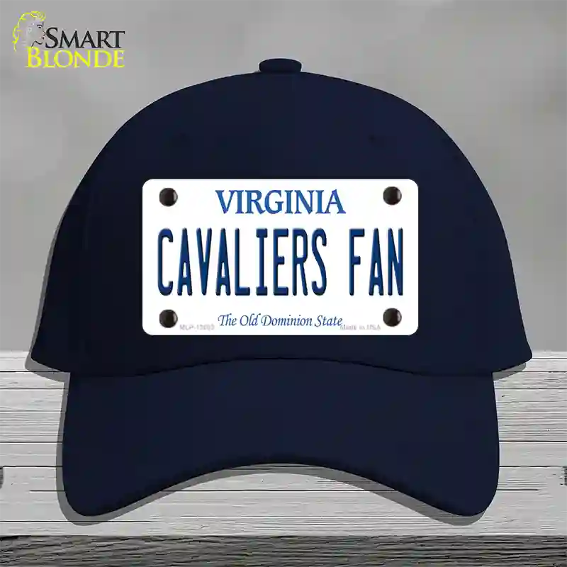 Cavaliers Fan Novelty License Plate Hat Cotton / Navy