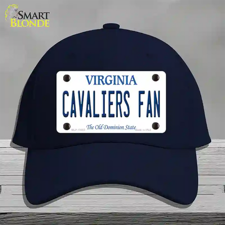 Cavaliers Fan Novelty License Plate Hat Cotton / Navy