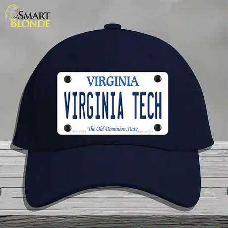 Virginia Tech Novelty License Plate Hat Cotton / Navy