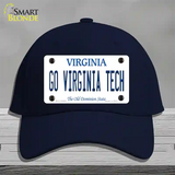 Go Virginia Tech Novelty License Plate Hat Cotton / Navy