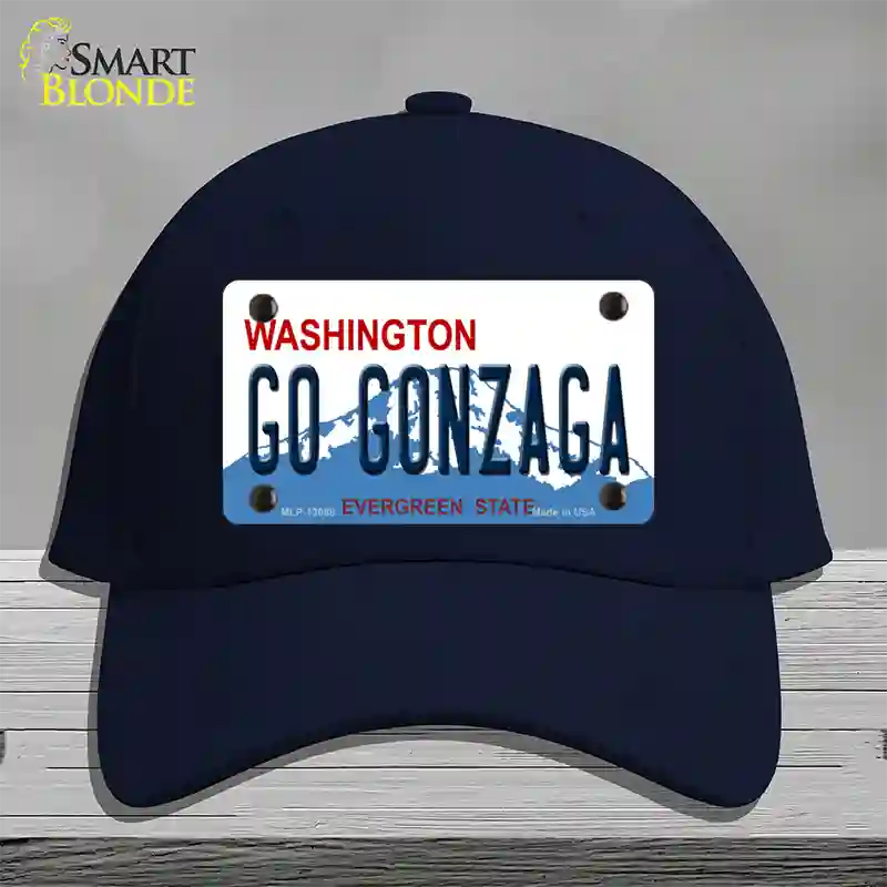 Go Gonzaga Novelty License Plate Hat Cotton / Navy