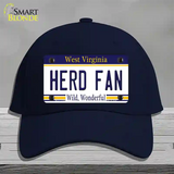 Herd Fan Novelty License Plate Hat Cotton / Navy