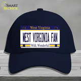 West Virginia Fan Novelty License Plate Hat Cotton / Navy