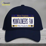 Mountaineers Fan Novelty License Plate Hat Cotton / Navy