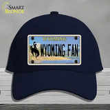 Wyoming Fan Novelty License Plate Hat Cotton / Navy