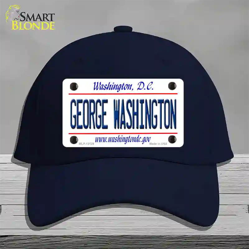 George Washington Novelty License Plate Hat Cotton / Navy