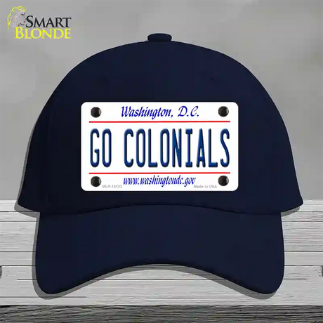 Go Colonials Novelty License Plate Hat Cotton / Navy