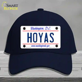 Hoyas Novelty License Plate Hat Cotton / Navy