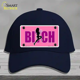 She-Devil Bitch Novelty License Plate Hat Cotton / Navy