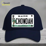 Chowdah Maine Novelty License Plate Hat Cotton / Navy