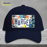 Chargers Strip Art Novelty License Plate Hat Tag Cotton / Navy