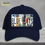 Blue Jays Strip Art Novelty License Plate Hat Tag Cotton / Navy