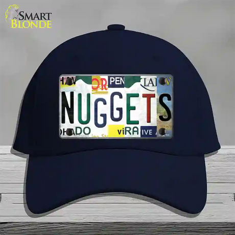 Nuggets Strip Art Novelty License Plate Hat Tag Cotton / Navy