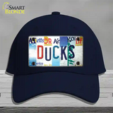 Ducks Strip Art Novelty License Plate Hat Tag Cotton / Navy