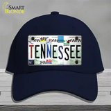 Tennessee Strip Art Novelty License Plate Hat Tag Cotton / Navy