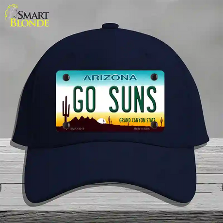 Go Suns Novelty License Plate Hat Tag Cotton / Navy