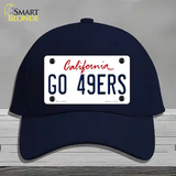 Go 49ers Novelty License Plate Hat Tag Cotton / Navy