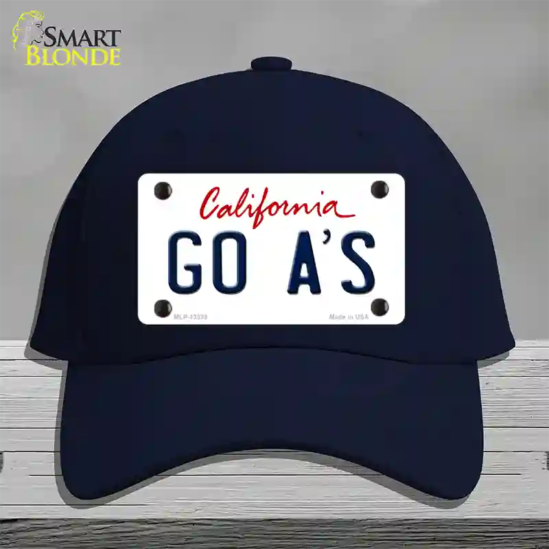 Go Athletics Novelty License Plate Hat Tag Cotton / Navy