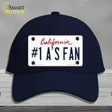 Number 1 Athletics Fan Novelty License Plate Hat Tag Cotton / Navy