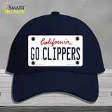 Go Clippers Novelty License Plate Hat Tag Cotton / Navy