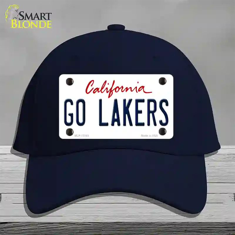 Go Lakers Novelty License Plate Hat Tag Cotton / Navy