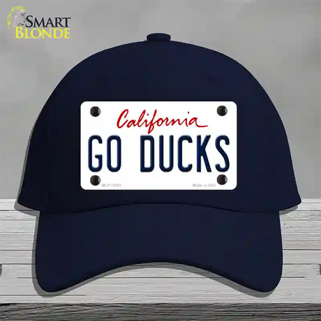 Go Ducks Novelty License Plate Hat Tag Cotton / Navy