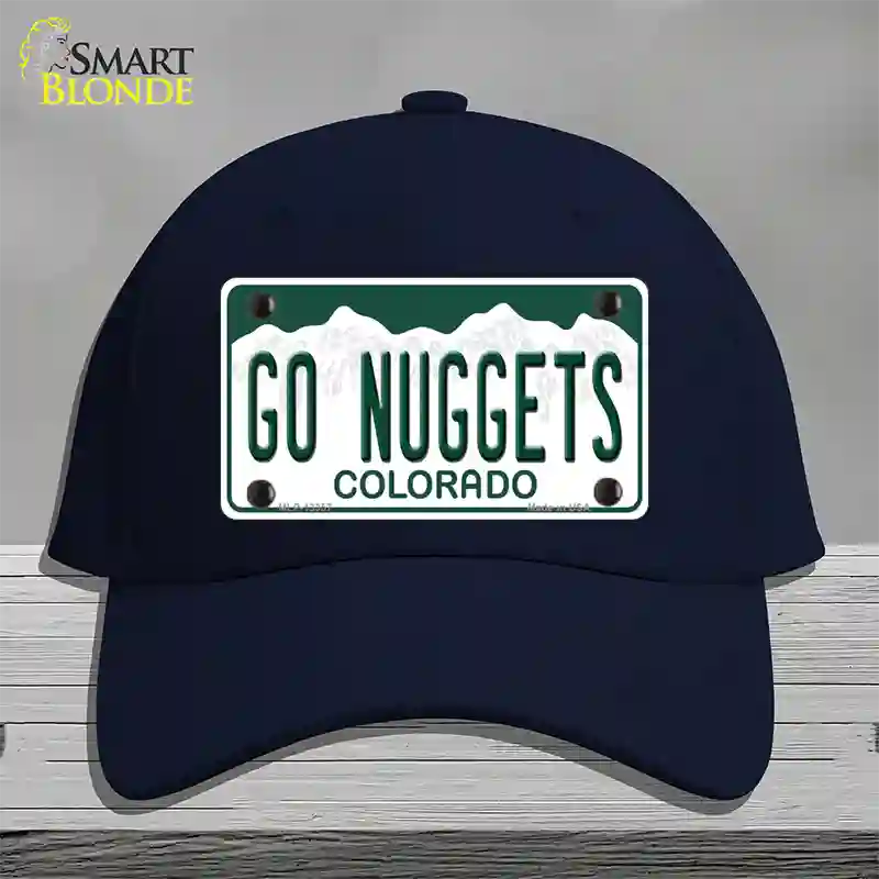 Go Nuggets Novelty License Plate Hat Tag Cotton / Navy