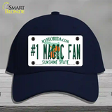 Number 1 Magic Fan Novelty License Plate Hat Tag Cotton / Navy