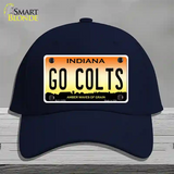 Go Colts Novelty License Plate Hat Tag Cotton / Navy