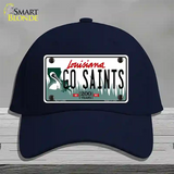 Go Saints Novelty License Plate Hat Tag Cotton / Navy