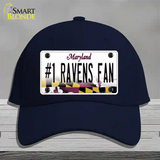 Number 1 Ravens Fan Novelty License Plate Hat Tag Cotton / Navy