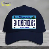 Go Timberwolves Novelty License Plate Hat Tag Cotton / Navy