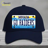 Go Raiders Nevada Novelty License Plate Hat Tag Cotton / Navy