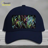 Paint Splashes Novelty License Plate Hat Cotton / Navy