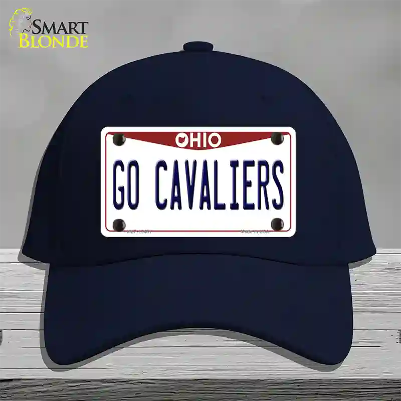 Go Cavaliers Novelty License Plate Hat Tag Cotton / Navy