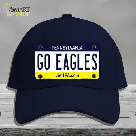 Go Eagles Novelty License Plate Hat Tag Cotton / Navy