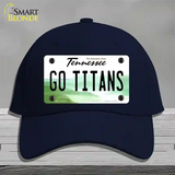 Go Titans Novelty License Plate Hat Tag Cotton / Navy