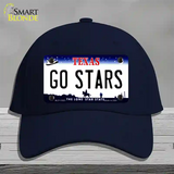 Go Stars Novelty License Plate Hat Tag Cotton / Navy