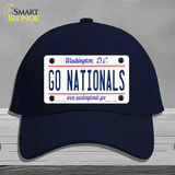 Go Nationals Novelty License Plate Hat Tag Cotton / Navy