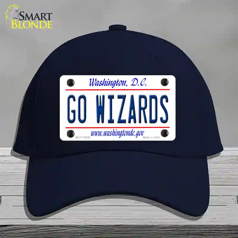 Go Wizards Novelty License Plate Hat Tag Cotton / Navy