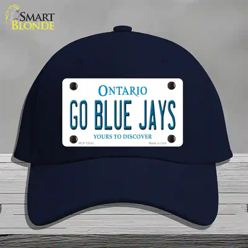 Go Blue Jays Novelty License Plate Hat Tag Cotton / Navy