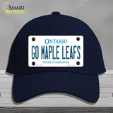 Go Maple Leafs Novelty License Plate Hat Tag Cotton / Navy