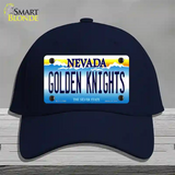 Golden Knights Novelty License Plate Hat Tag Cotton / Navy