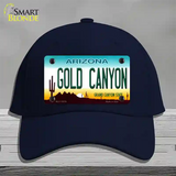 Gold Canyon Arizona Novelty License Plate Hat Tag Cotton / Navy