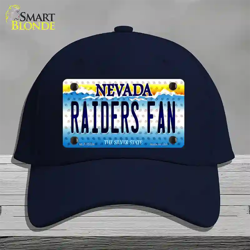 Raiders Fan Nevada Novelty License Plate Hat Tag Cotton / Navy