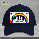 I Heart Oahu Novelty License Plate Hat Tag Cotton / Navy