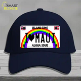 I Heart Maui Novelty License Plate Hat Tag Cotton / Navy