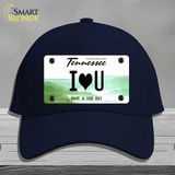 I Heart You Novelty License Plate Hat Tag Cotton / Navy